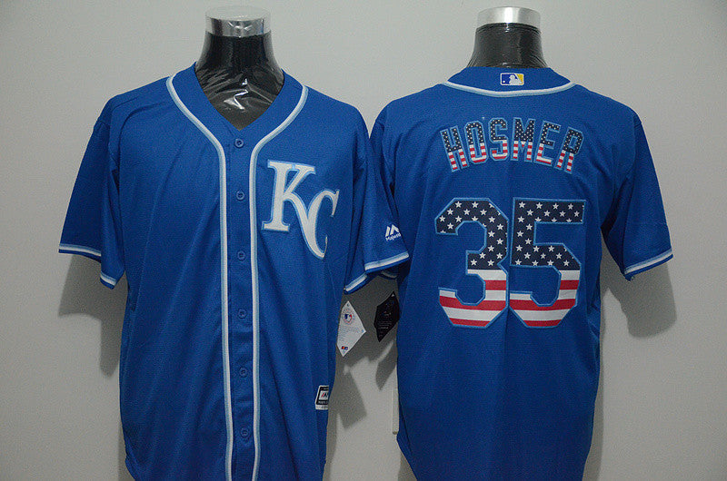 Eric Hosmer Kansas City Royals blue jersey