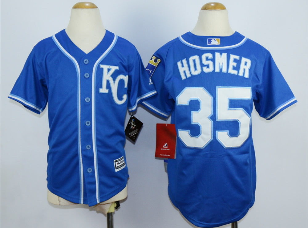 Eric Hosmer Kansas City Royals blue jersey