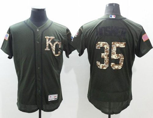 Eric Hosmer Kansas City Royals green Salute To Service jersey