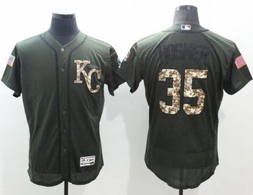 Eric Hosmer Kansas City Royals green Salute To Service jersey
