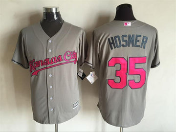 Eric Hosmer Kansas City Royals grey jersey