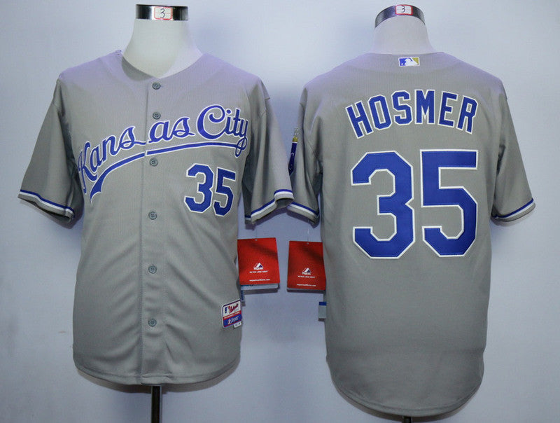 Eric Hosmer Kansas City Royals grey jersey