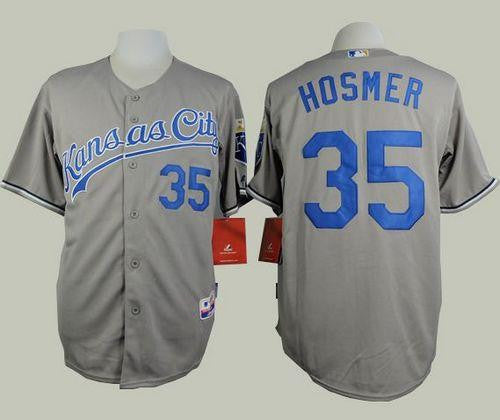 Eric Hosmer Kansas City Royals grey Road jersey