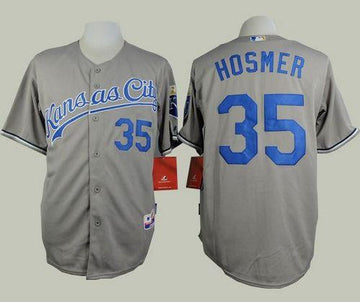 Eric Hosmer Kansas City Royals grey Road jersey