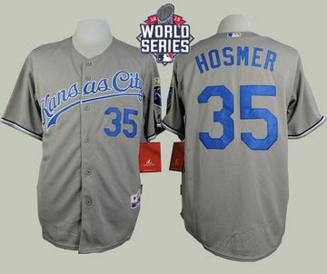 Eric Hosmer Kansas City Royals grey Road jersey