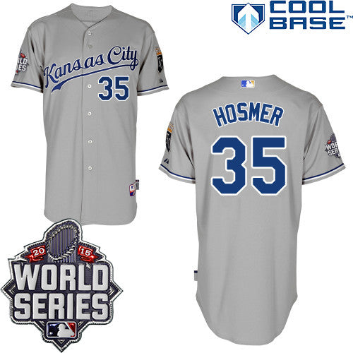 Eric Hosmer Kansas City Royals grey jersey