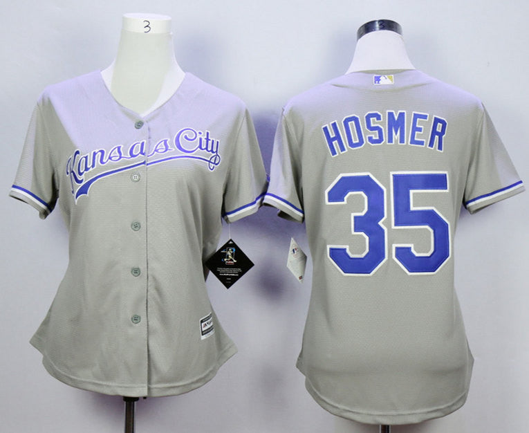 Eric Hosmer Kansas City Royals grey jersey