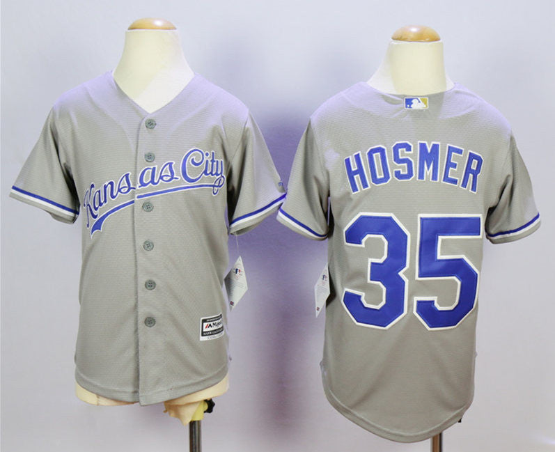 Eric Hosmer Kansas City Royals grey jersey