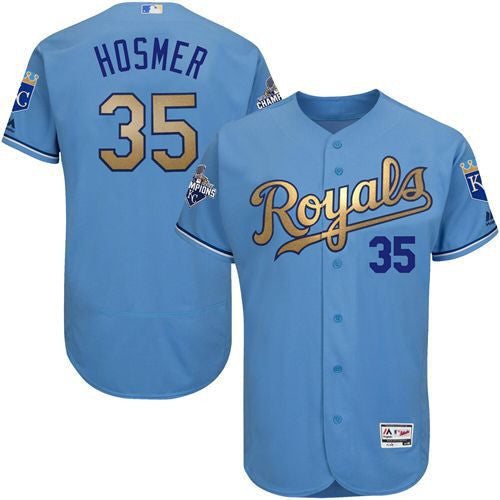 Eric Hosmer Kansas City Royals blue Authentic jersey
