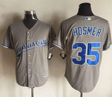 Eric Hosmer New Kansas City Royals grey jersey