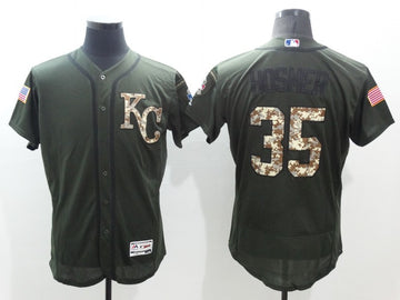 Eric Hosmer Kansas City Royals olive jersey