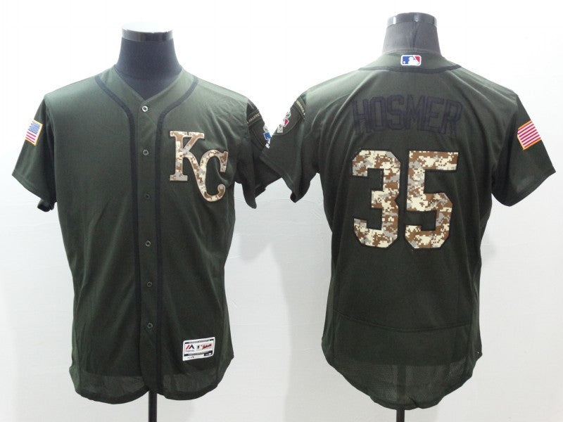 Eric Hosmer Kansas City Royals olive jersey