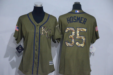 Eric Hosmer Kansas City Royals olive jersey