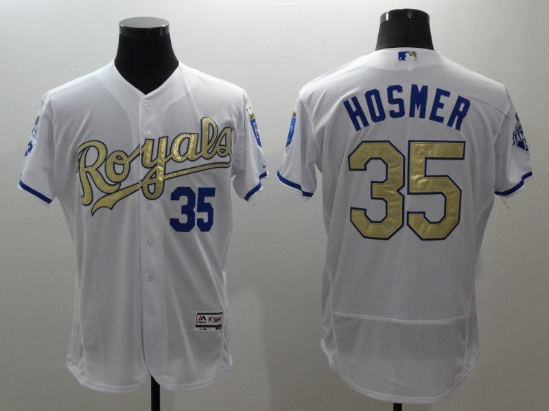 Eric Hosmer Kansas City Royals white jersey