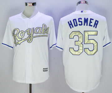 Eric Hosmer Kansas City Royals white jersey