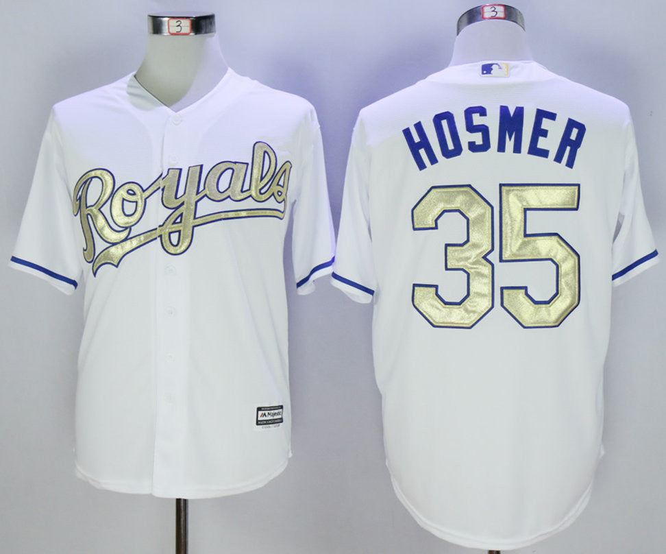 Eric Hosmer Kansas City Royals white jersey