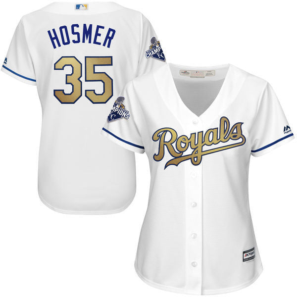 Eric Hosmer Kansas City Royals white jersey