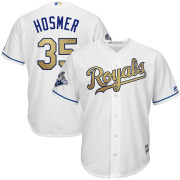 Eric Hosmer Kansas City Royals white jersey