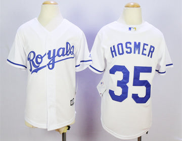 Eric Hosmer Kansas City Royals white jersey