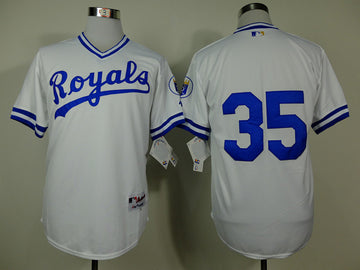 Hosmer Kansas City Royals white Throwback jersey