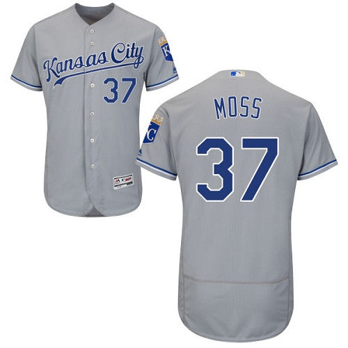 Brandon Moss Kansas City Royals gray jersey