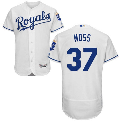 Brandon Moss Kansas City Royals white jersey