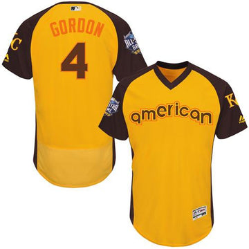 Royals Alex Gordon American League All-Star gold All-Star jersey