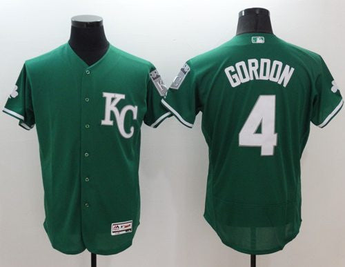 Alex Gordon Kansas City Royals green Authentic jersey