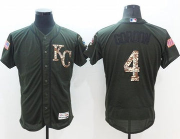 Alex Gordon Kansas City Royals green Salute To Service jersey