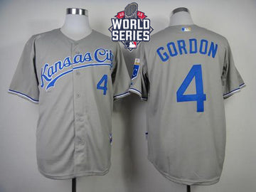 Alex Gordon Kansas City Royals grey jersey
