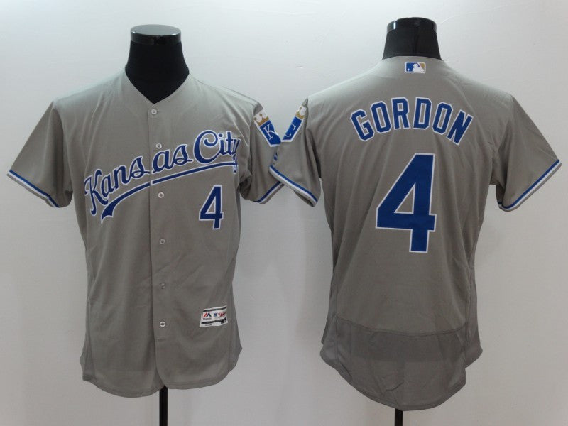 Alex Gordon Kansas City Royals grey jersey