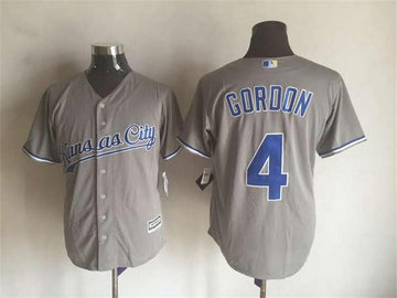 Alex Gordon Kansas City Royals grey jersey