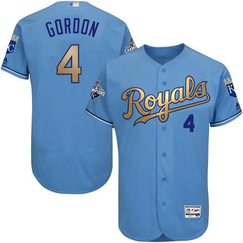 Alex Gordon Kansas City Royals blue Authentic jersey