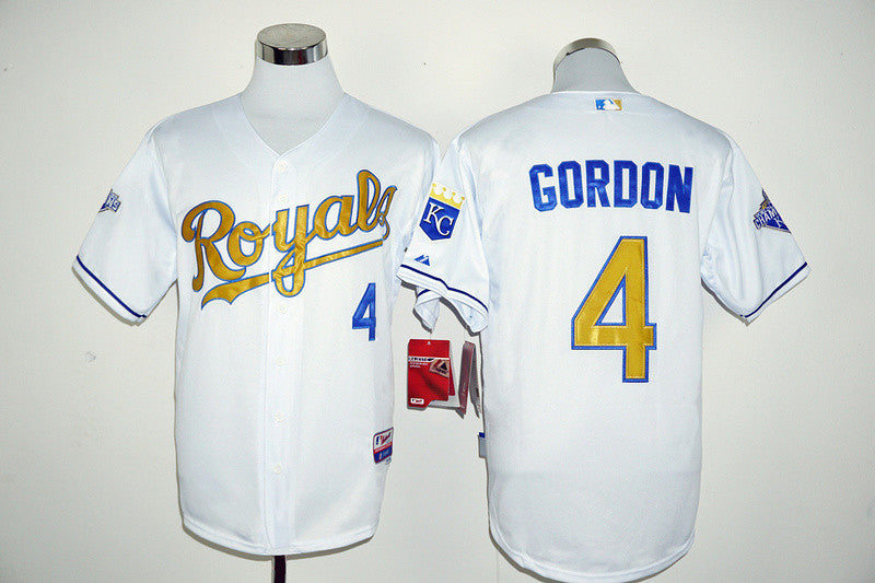 Alex Gordon Kansas City Royals white jersey