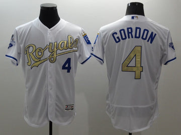 Alex Gordon Kansas City Royals white jersey