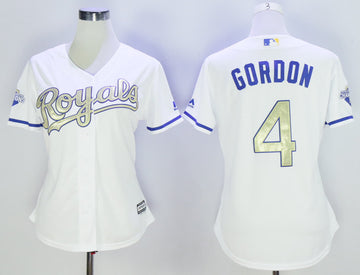 Alex Gordon Kansas City Royals white jersey