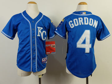 Gordon Kansas City Royals blue jersey
