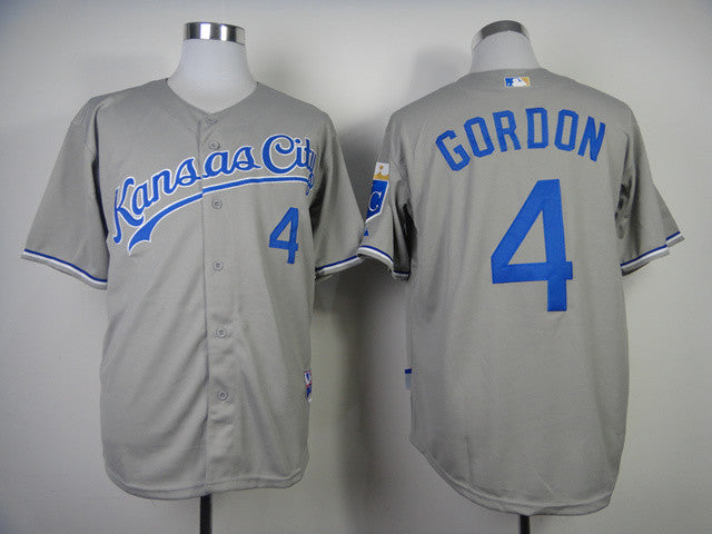 Gordon Kansas City Royals grey jersey