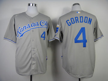 Gordon Kansas City Royals grey jersey
