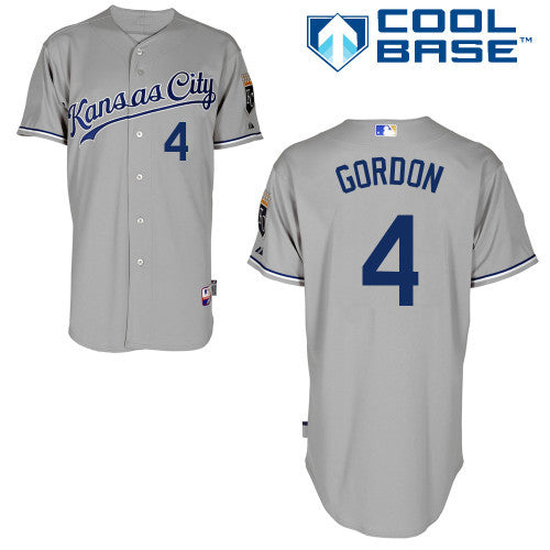 Gordon Kansas City Royals grey jersey
