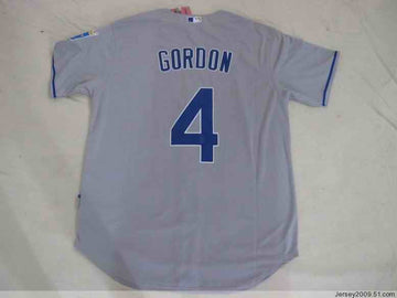 Gordon Kansas City Royals grey jersey