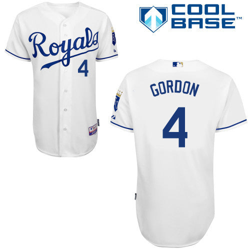 Gordon Kansas City Royals white jersey