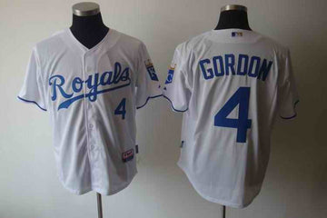 Gordon Kansas City Royals white jersey