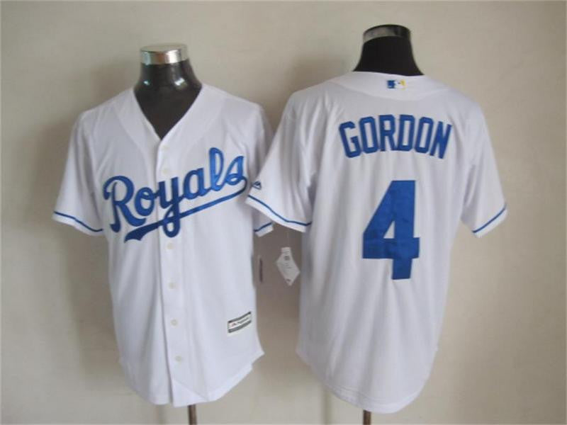 Gordon Kansas City Royals white jersey