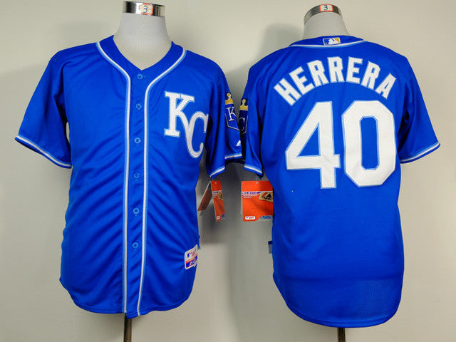 Herrera Kansas City Royals blue Alternate jersey