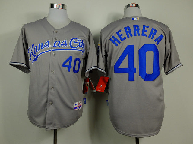 Herrera Kansas City Royals grey jersey