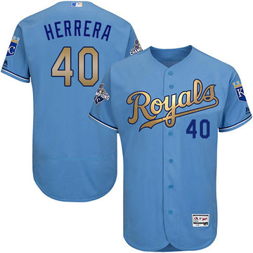 Kelvin Herrera Kansas City Royals blue jersey