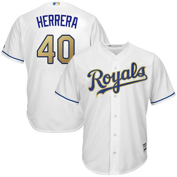 Kelvin Herrera Kansas City Royals white jersey