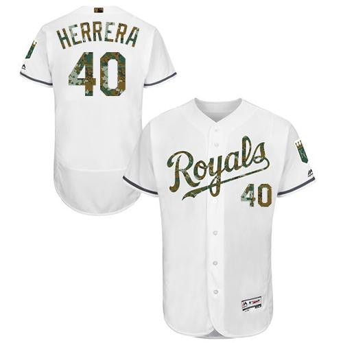 Kelvin Herrera Kansas City Royals white Authentic jersey