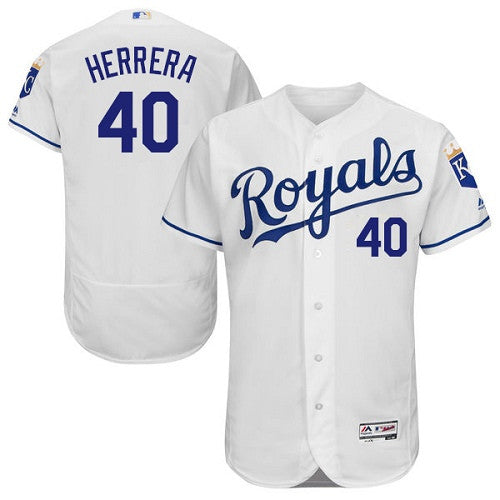 Kelvin Herrera Kansas City Royals white jersey